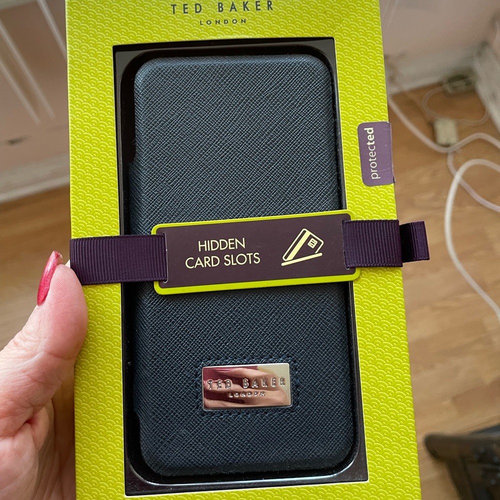 Part of 2 for $30 deal! NIB navy Blue Ted Baker phone case.